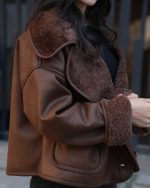 کت بوفالو قهوه ای کد 7002 - Image 4